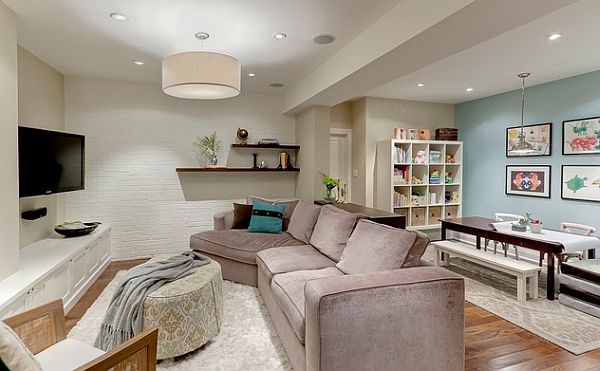basement ceiling ideas painted ceiling family room in the basement