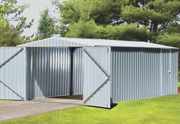 Metal Carportetal Garages A, Corrugated Steel Garage
