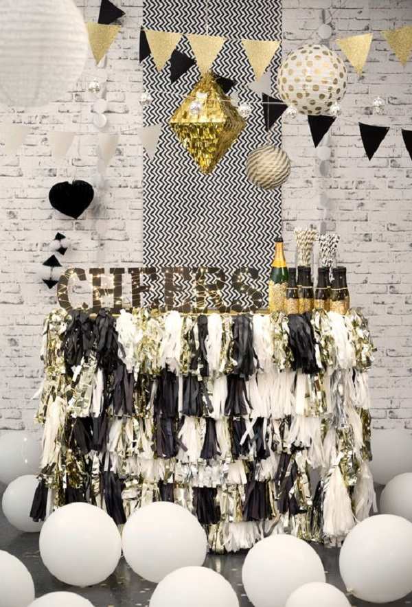 party decor ideas black white party theme decor ideas