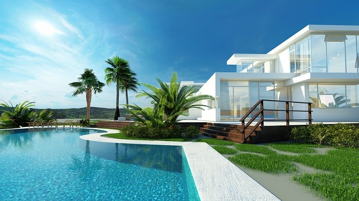  modern pool design ideas tropical landscape