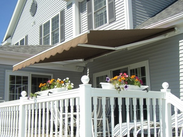 retractable patio deck railing