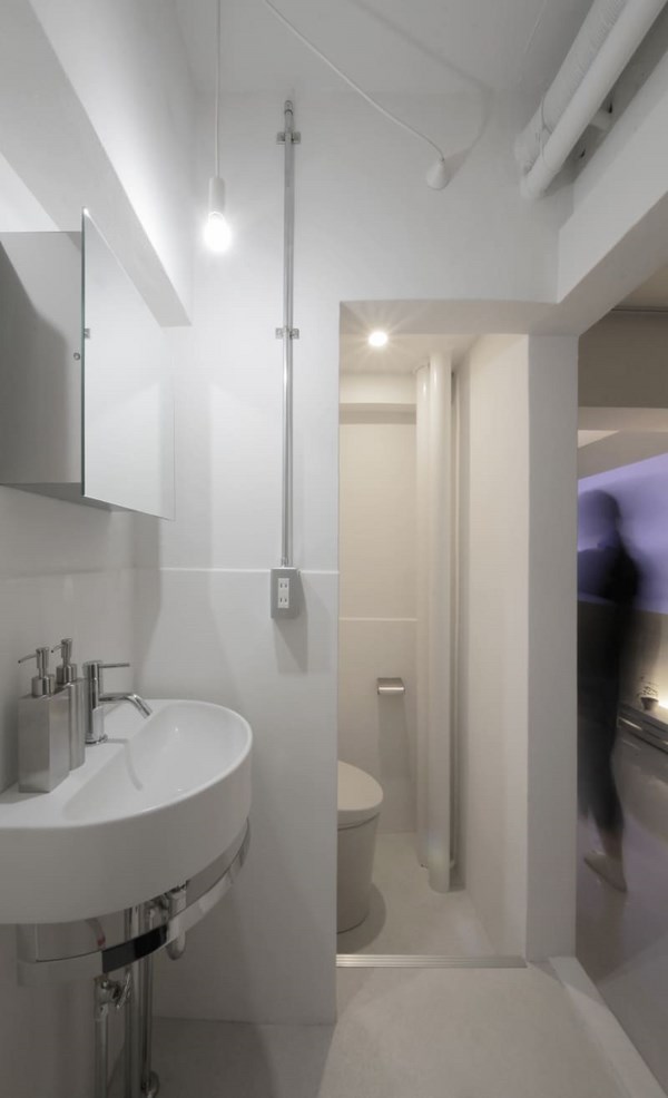 small bathroom minimalist bathroom jun murata leaden wall in white space renovation