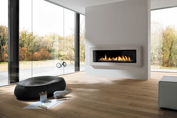 zero clearance fireplace contemporary design mantel