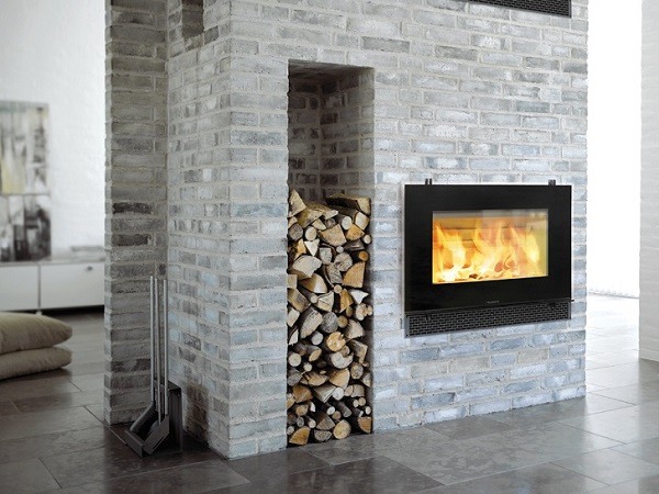 zero clearance fireplace ideas contemporary wood burning fireplace