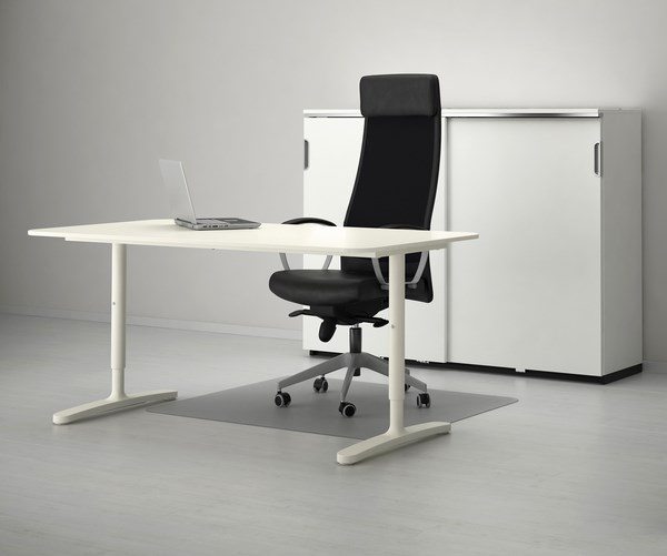 Bekant standing desk sit stand adjustable worktop