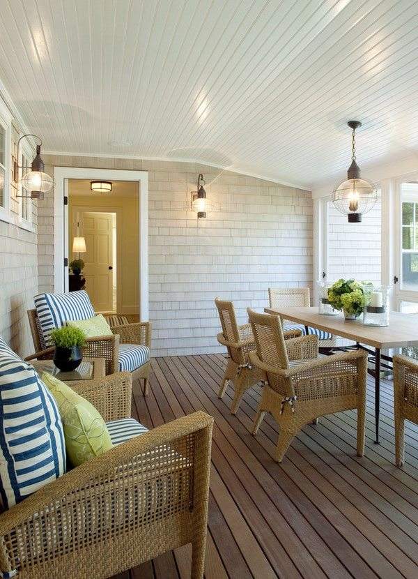 Covered -porch-flooring-ideas-home renovations wicker furniture 
