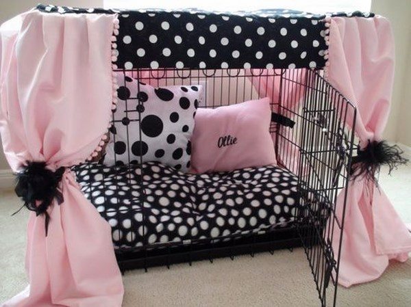 Dog-crate-and-dog-crate-cover-metal-fashion-crate-cover