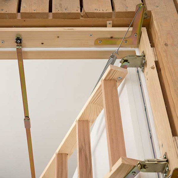 folding pull down attic stairs advantages disadvantages