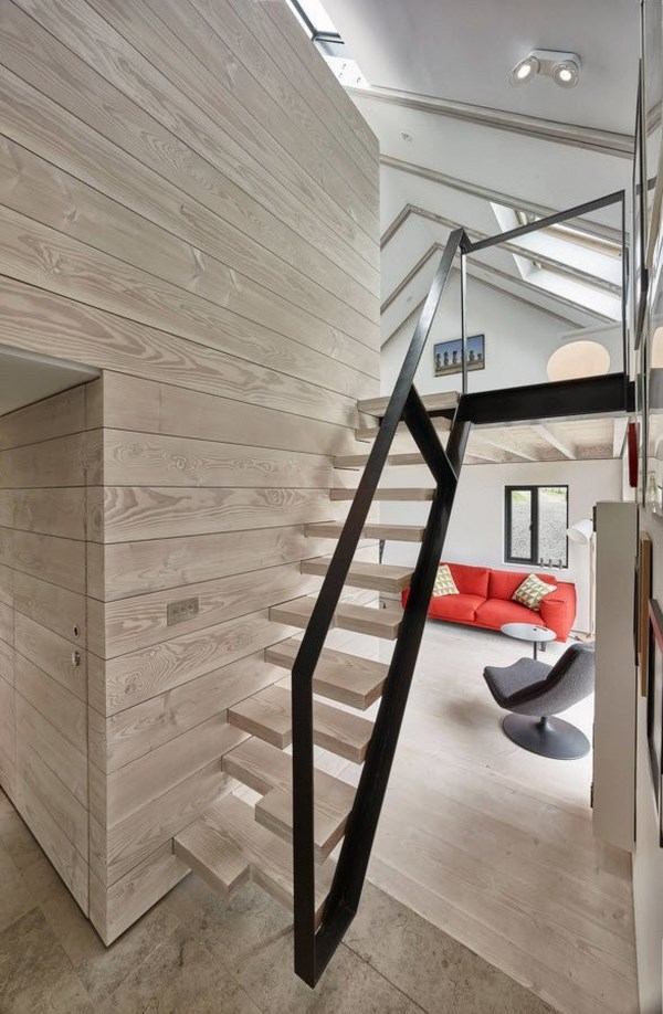modern attic stairs creative staircase design