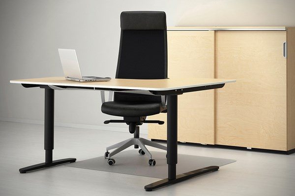 sit stand with screen Ikea review modern office 