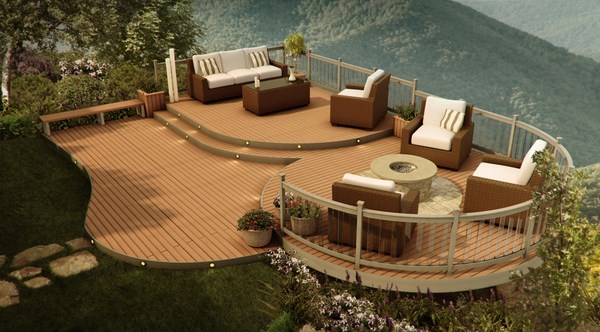 deck railing ideas affordable decking modern deck