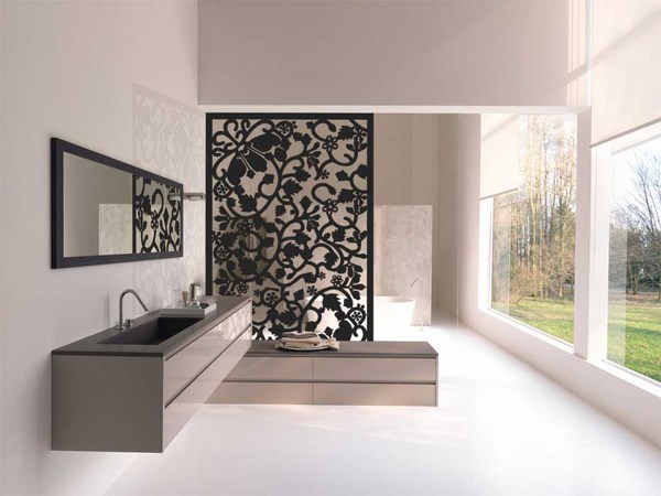 decorative metal panels bathroom decor room divider