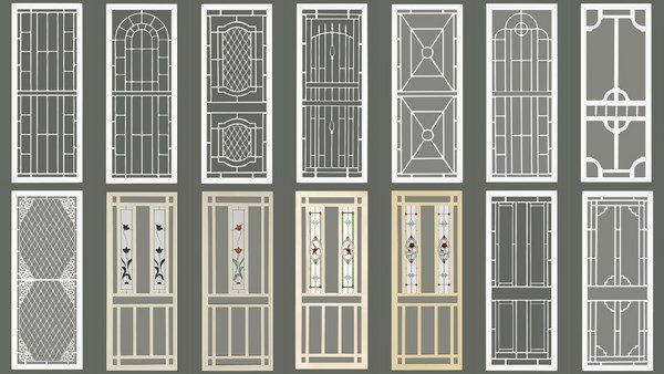 decorative screen doors decorative security design 