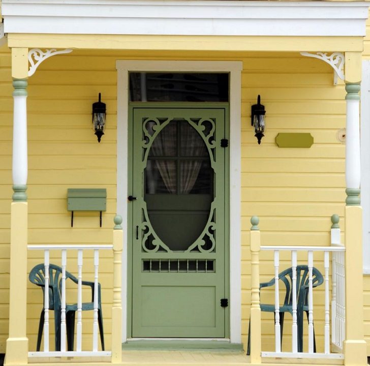 How to add a screen door to a front door Decorative Screen Doors Add A Personal Touch To Your House Exterior