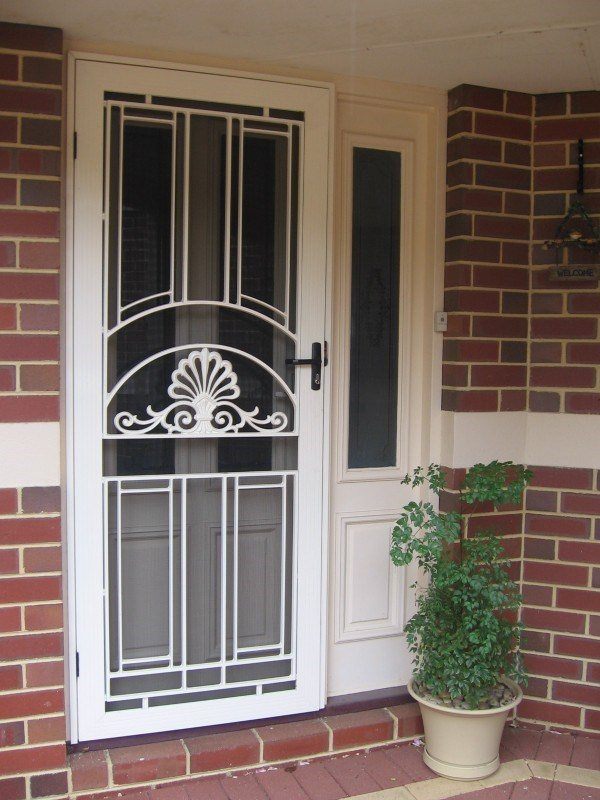 Decorative screen doors add a personal touch to your house exterior