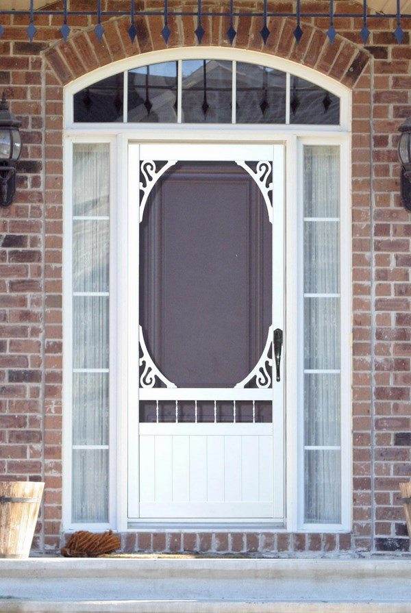  decorative security screen doors traditional entry