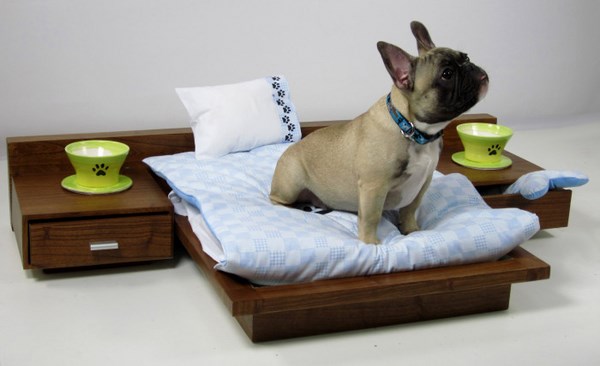 dog bed with nightstands modern pet furniture ideas