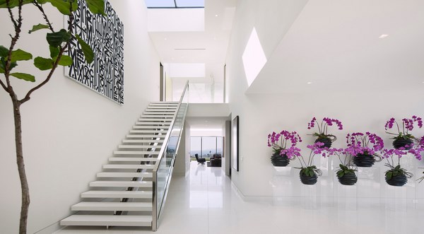 contemporary home decor transparent plant stands