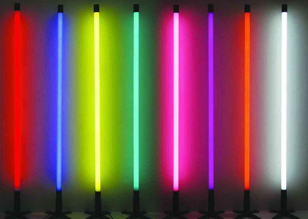 Coloured Fluorescent Tube Lights