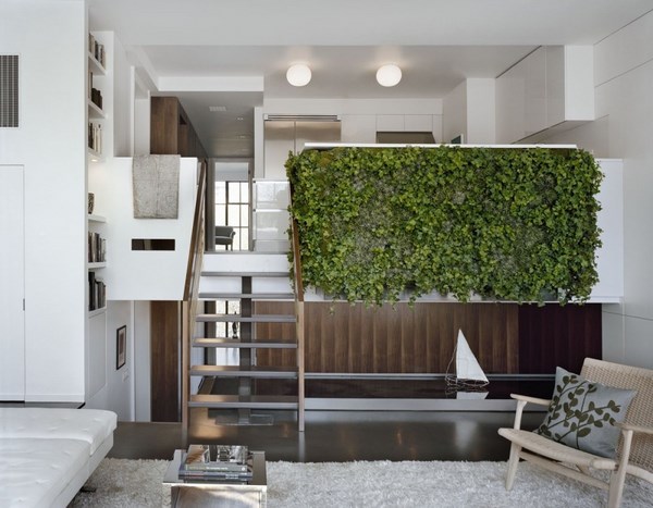 living room decor ideas vertical garden 