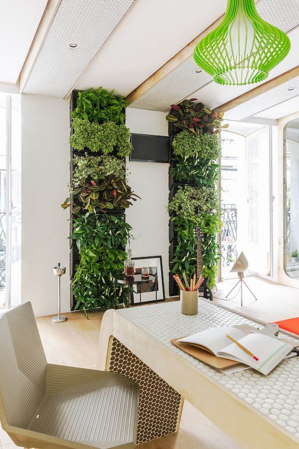 indoor garden design ideas vertical gardens design living walls ideas home office