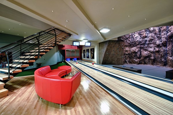 indoor rock climbing wall design ideas contemporary home gym entertaining area