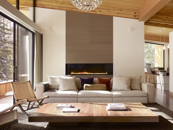 modern fireplace ideas linear fireplace living room design ideas