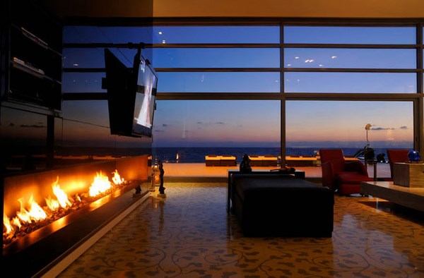 modern fireplace ideas linear fireplaces contemporary living room
