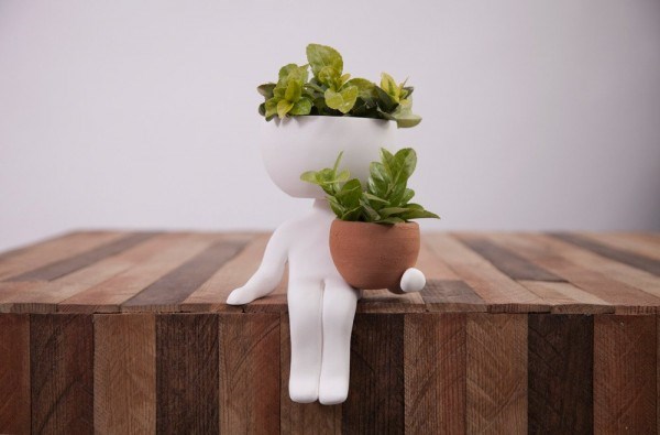 cute cartoon planter small flower pots