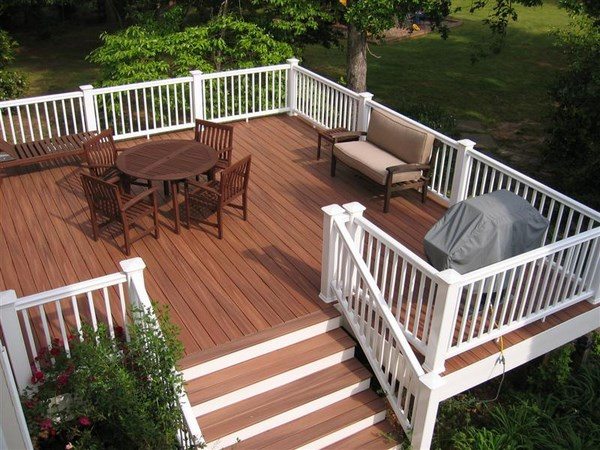 patio deck large composite deck
