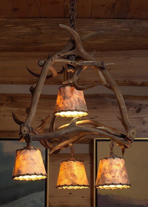  antler chandelier rustic decor