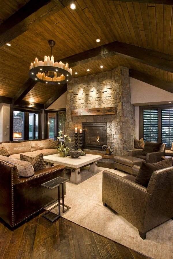  candle chandelier living room decor ideas