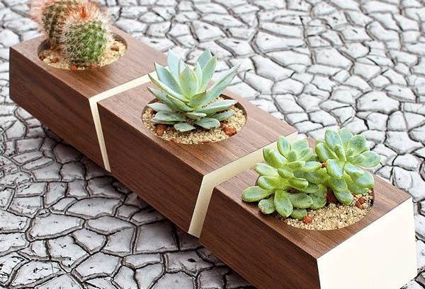 wooden planters indoor palnter boxes flower pots 