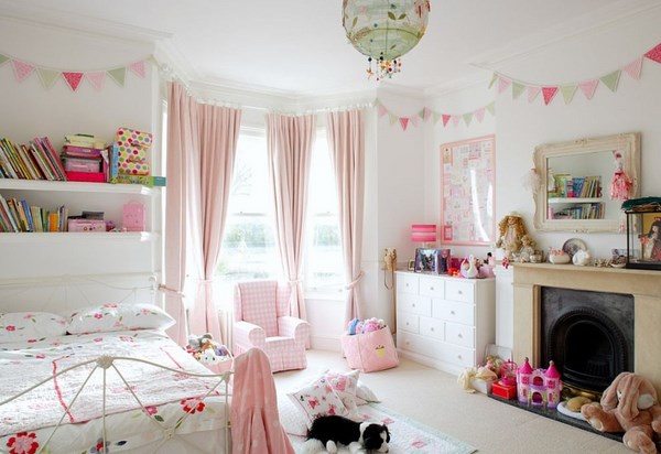 bay-window-curtains-kids bedroom ideas girl bedroom decor