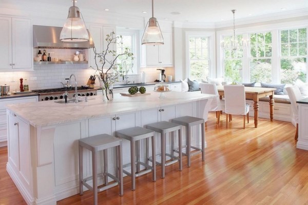 contemporary kitchen breakfast nook 