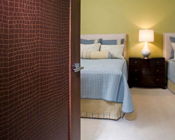 how-to-soundproof-a-bedroom-door insulation ideas leather door