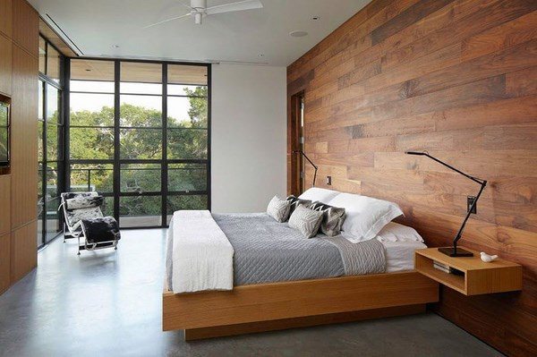how-to-soundproof-a-bedroom-ideas bedroom wall cladding wood wall