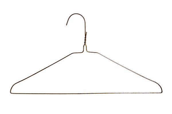 wire clothes hanger how to clean clogged