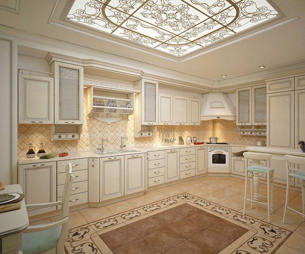 stained glass ceiling design ideas kitchen decorating ideas white kitchen 