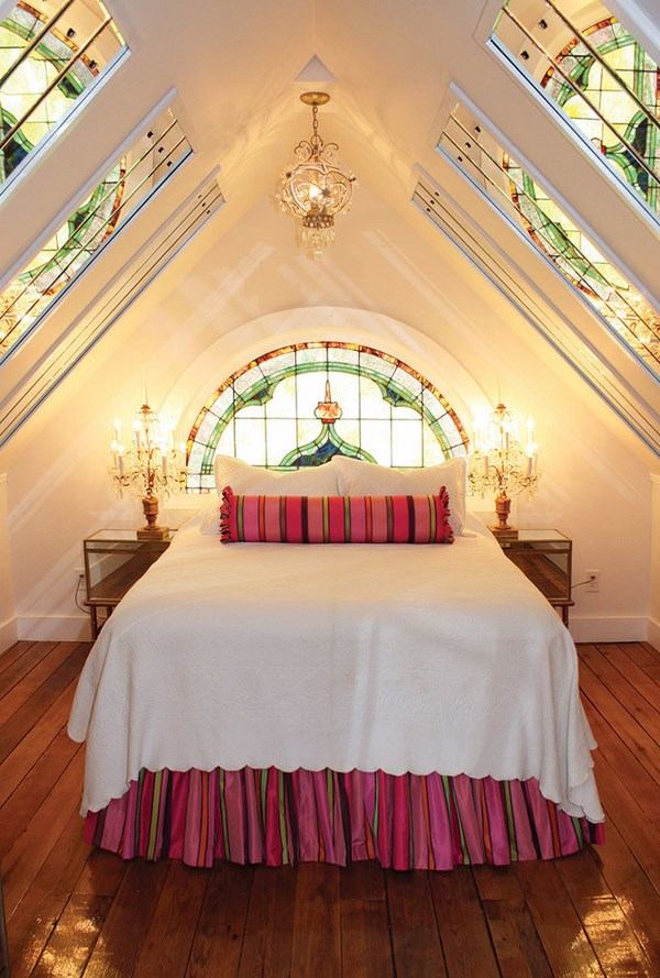 attic bedroom decor ideas cathedral ceiling 
