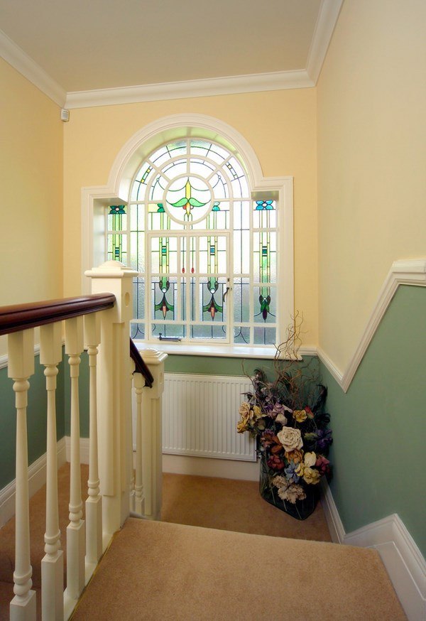 interior staircase victorian hall 