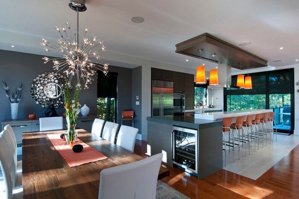 Open floor plan kitchen contemporary home furniture ideas