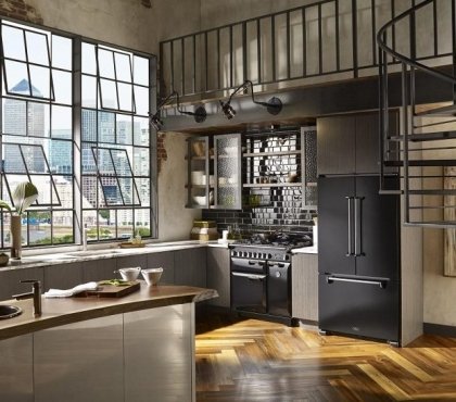 antique-stoves-modern-kitchen-industrial-decor