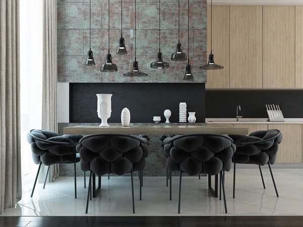 artistic dining room design furniture ideas
