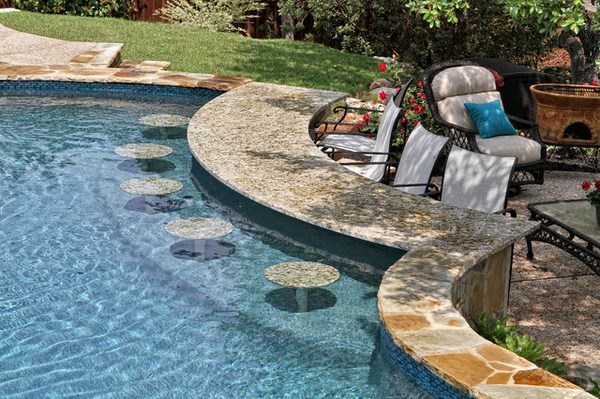 awesome swim up bar garden pools backyard landscape