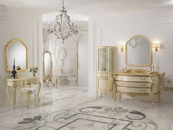 baroque interiors bathroom decorating ideas elegant furniture