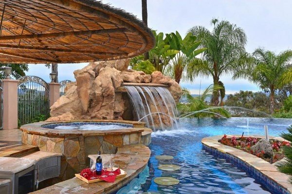 best pool bar ideas garden landscape tropical decor