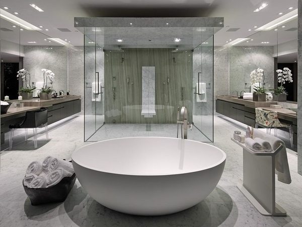 contemporary bathroom ideas furniture color scheme