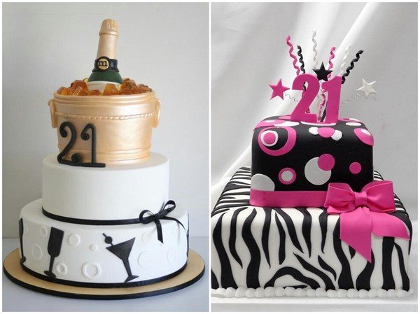 custom made birthday cakes 21st cakes