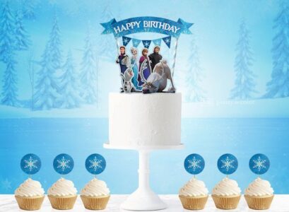 frozen-cakes-cupcake-toppers-and decorating-ideas